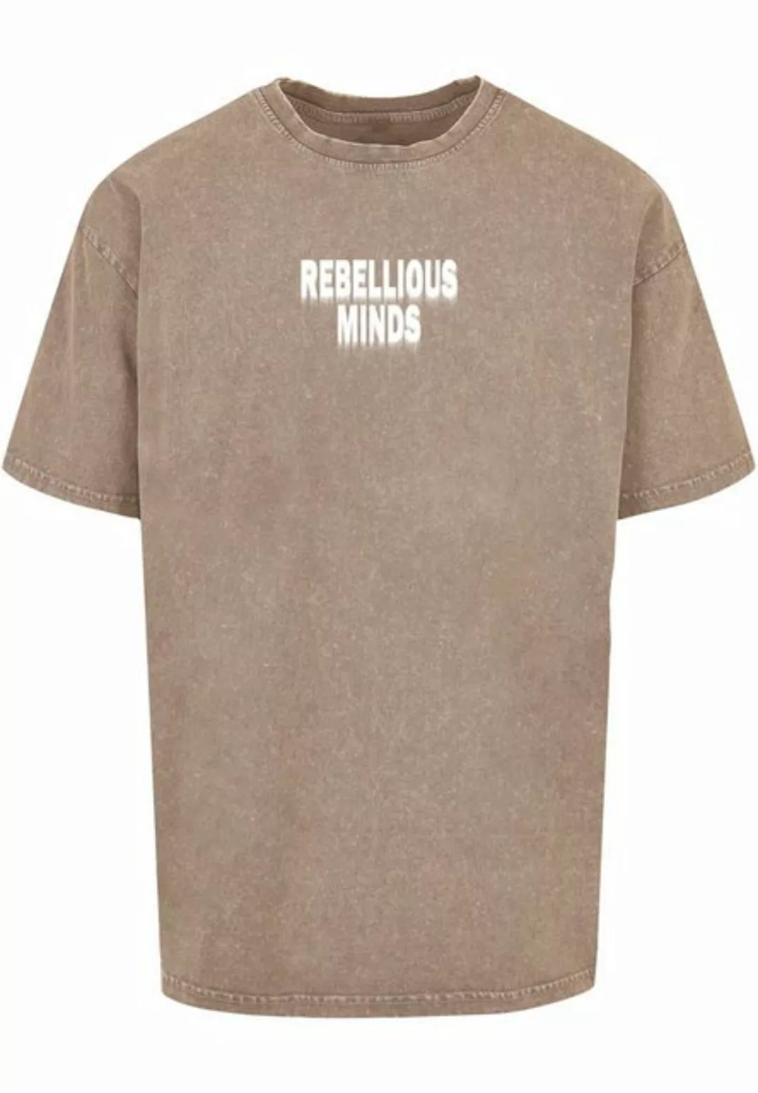 Merchcode T-Shirt Merchcode Herren Rebellious Minds Acid Washed Oversize Te günstig online kaufen