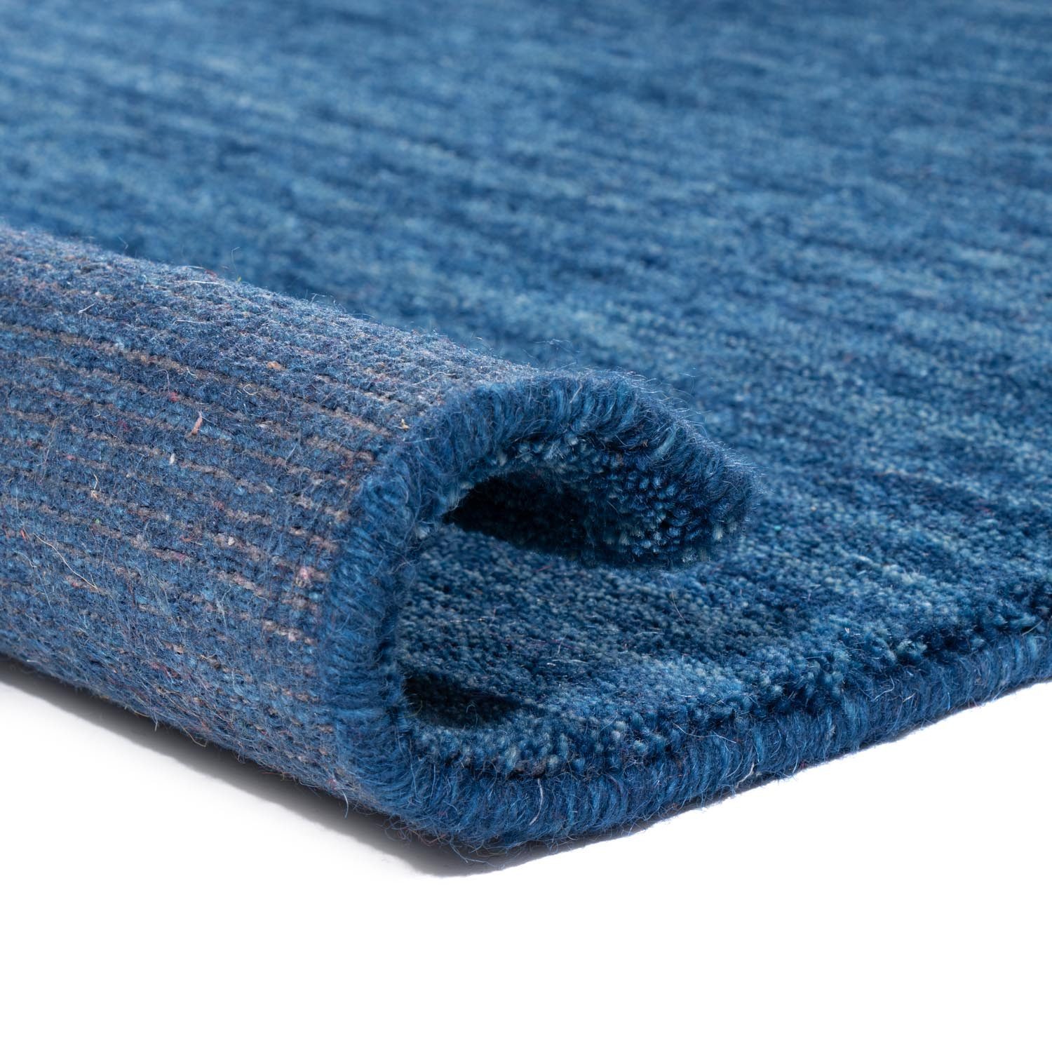 morgenland Wollteppich »Uni - Gabbeh Teppich - Softy«, rechteckig, 1,6 mm H günstig online kaufen