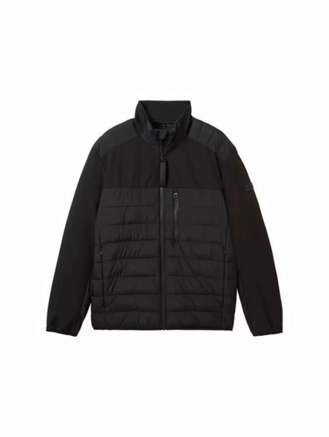 TOM TAILOR Denim Outdoorjacke hybrid jacket, Black günstig online kaufen