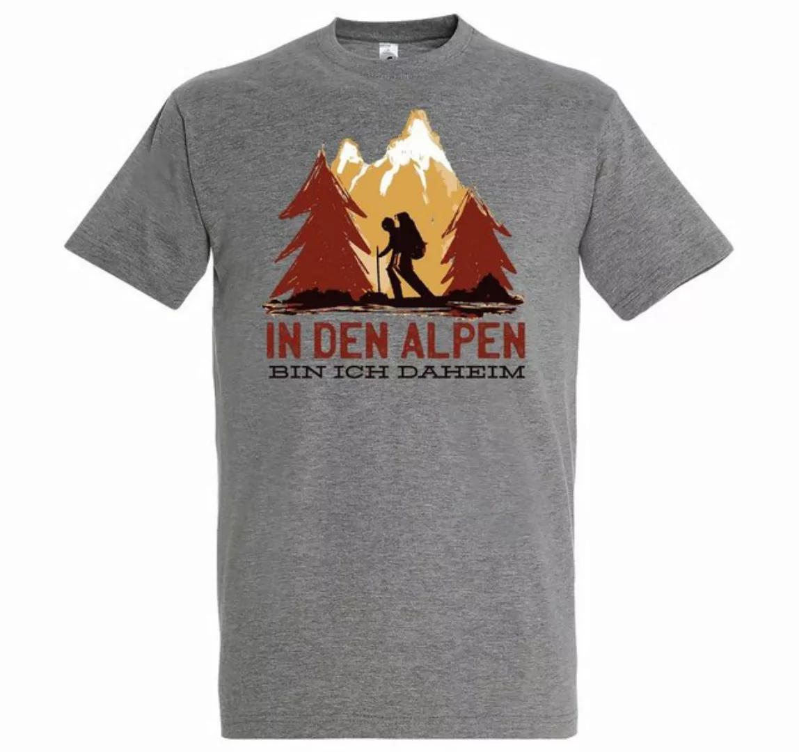 Youth Designz T-Shirt In Den Alpen Bin Ich Daheim Herren Shirt mit trendige günstig online kaufen