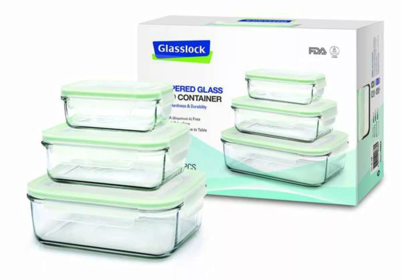 Glasslock Frischhaltedosen Aus Glas günstig online kaufen