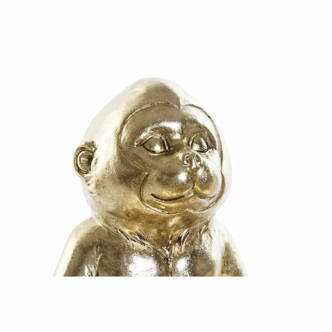 Deko-figur Dkd Home Decor Golden Harz Affe (23 X 20.4 X 14.8 Cm) günstig online kaufen