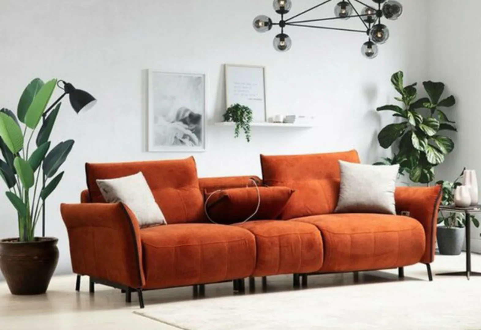 JVmoebel 4-Sitzer Viersitzer Sofa Couch Luxus Wohnzimmer Designer Modern Mö günstig online kaufen