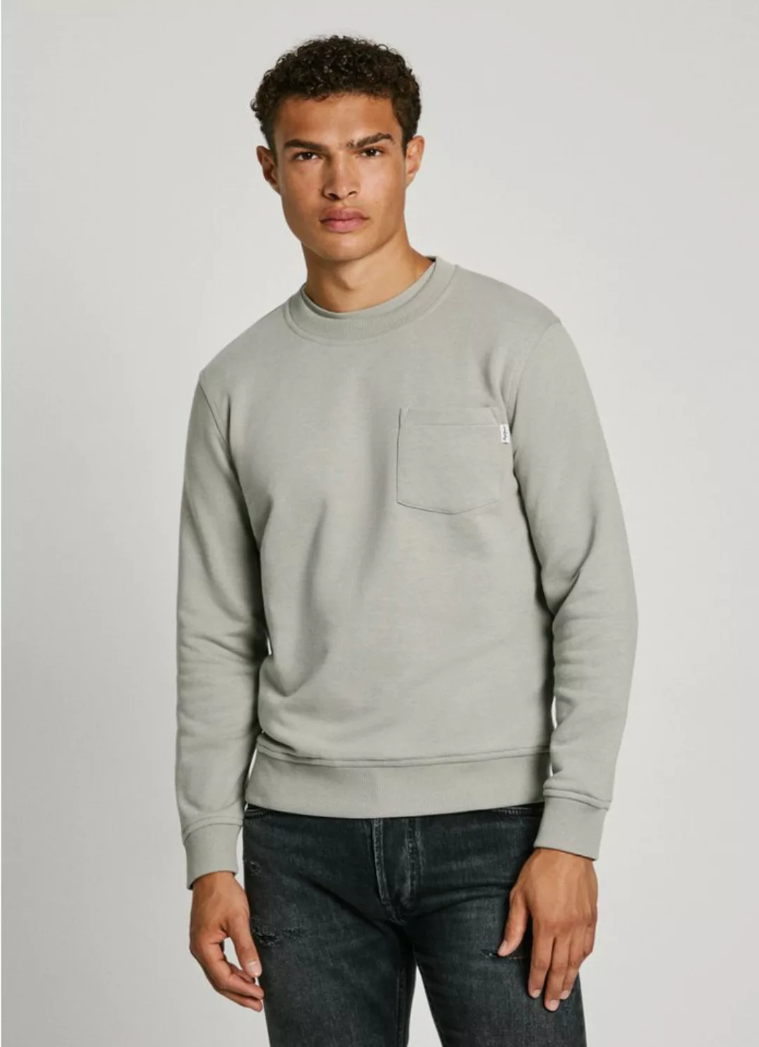 Pepe Jeans Sweatshirt MANS CREW mit Brusttasche günstig online kaufen