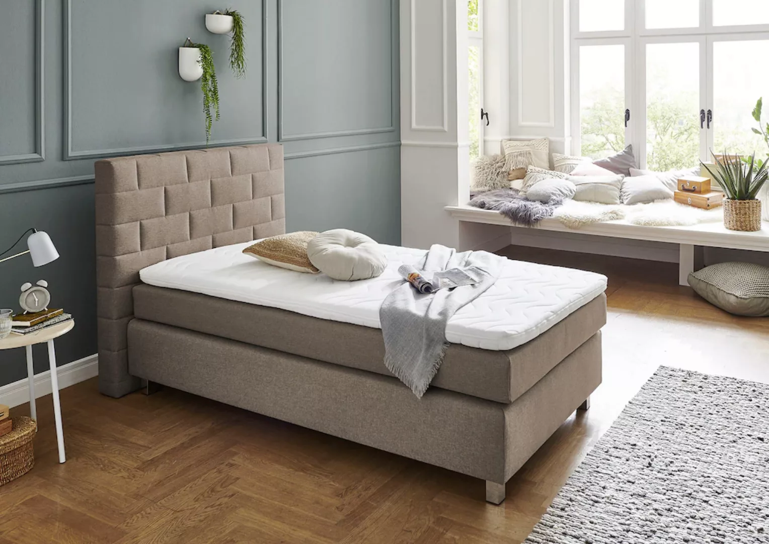 Westfalia Schlafkomfort Boxspringbett, mit Topper günstig online kaufen