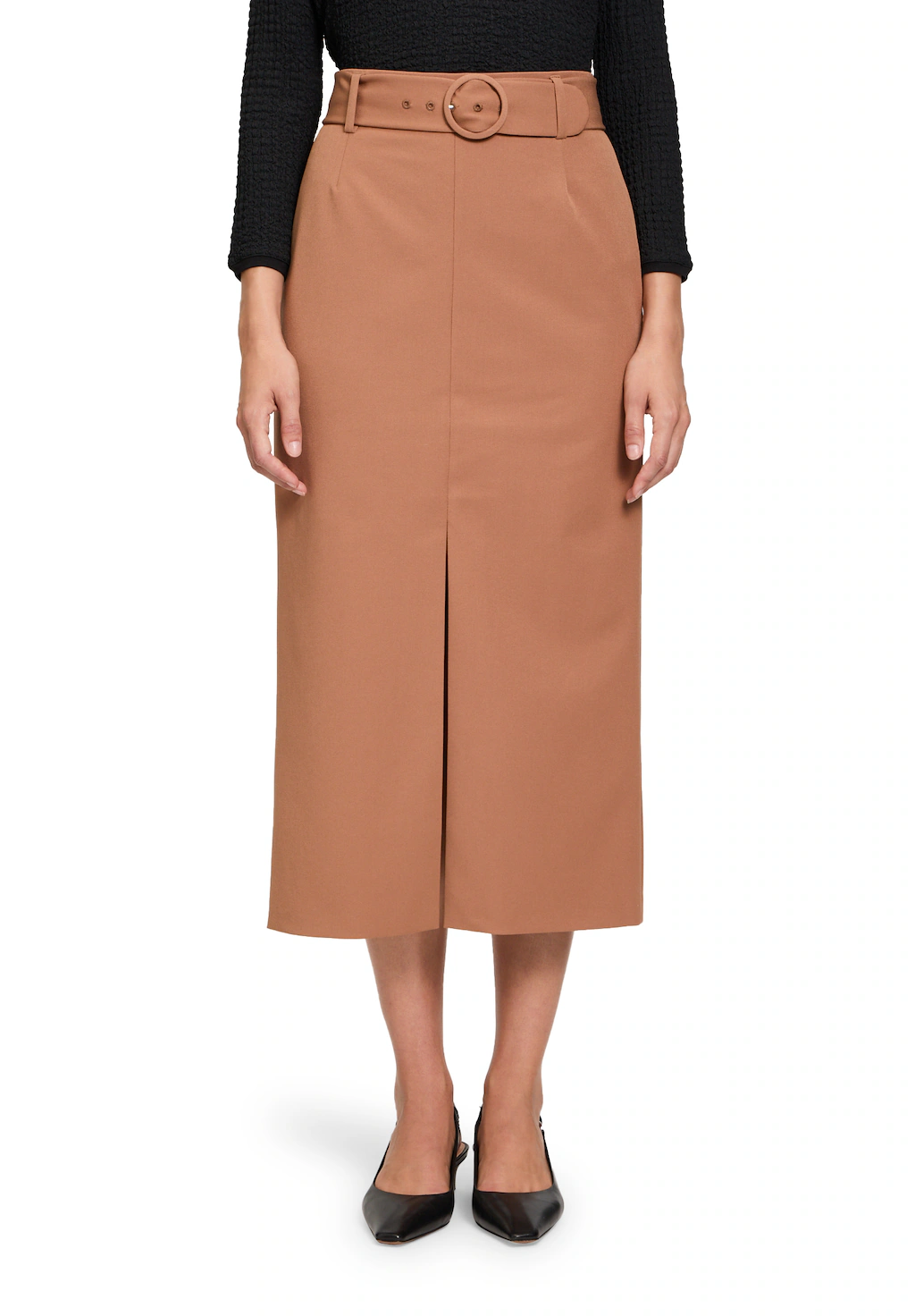 Betty Barclay Maxirock "Betty Barclay Damen Midirock mit Gürtel", Form günstig online kaufen