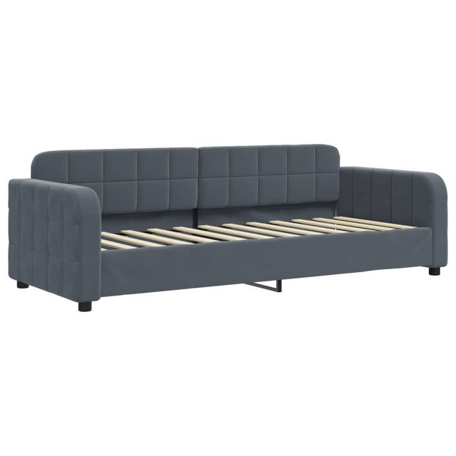 vidaXL Bett, Tagesbett Dunkelgrau 80x200 cm Samt günstig online kaufen