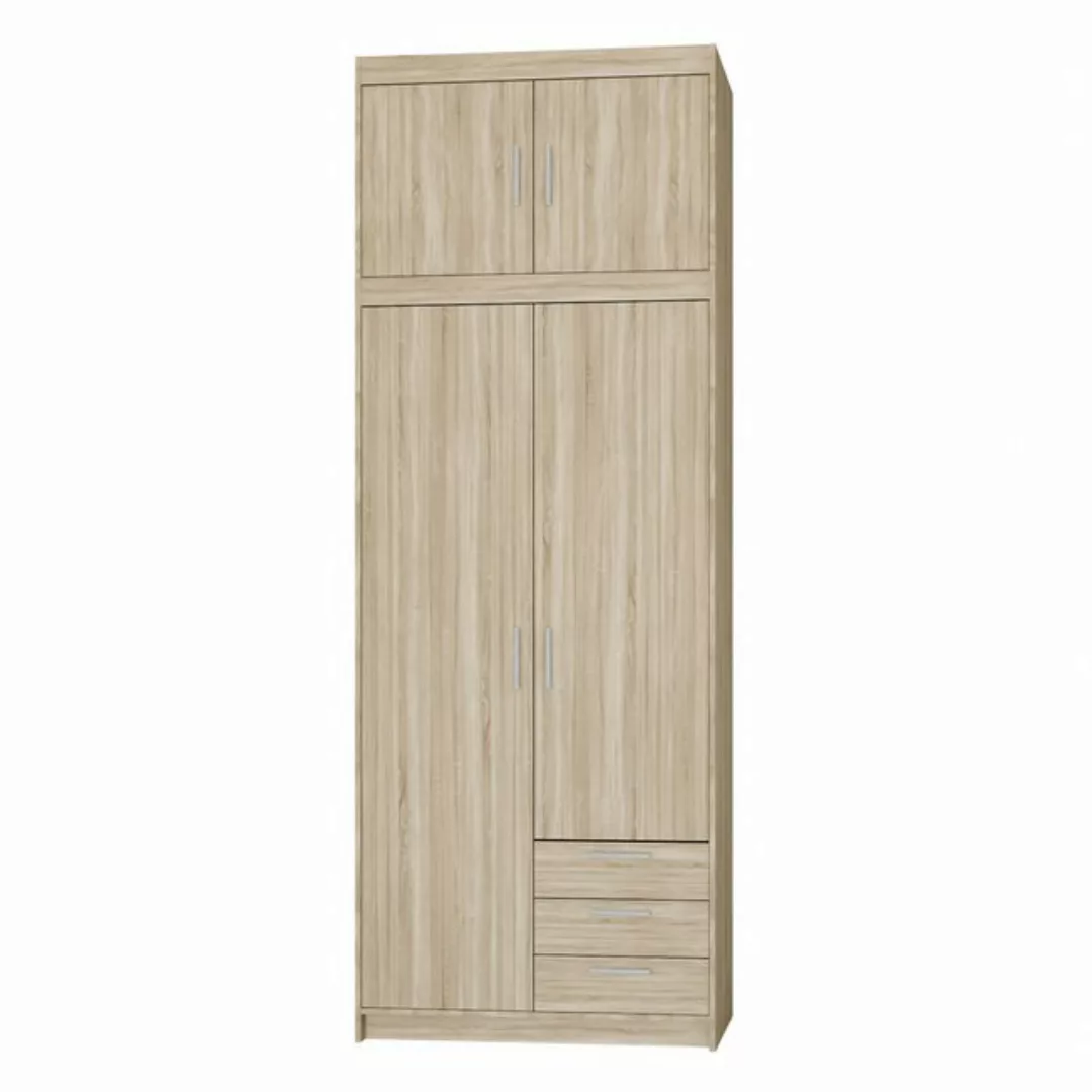 Furnix Kleiderschrank Eliza 90 cm Garderobe-Schrank mit drei Schubladen ohn günstig online kaufen