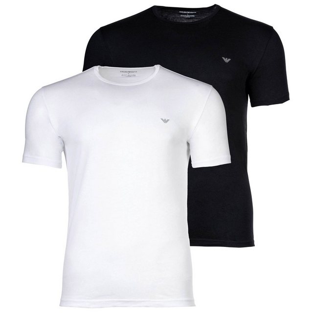 Emporio Armani T-Shirt Herren T-Shirt, 2er Pack - PURE COTTON, Kurzarm günstig online kaufen