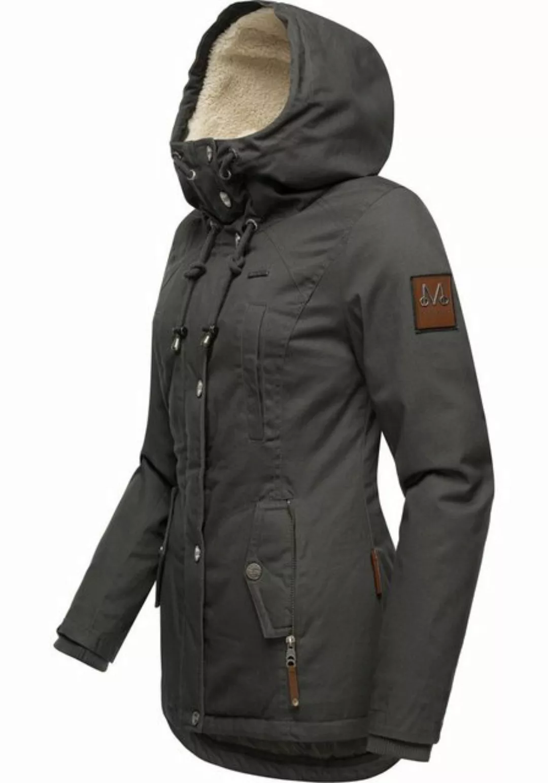 Marikoo Winterjacke Bikoo sportliche Damen Outdoor Baumwolljacke mit Kapuze günstig online kaufen