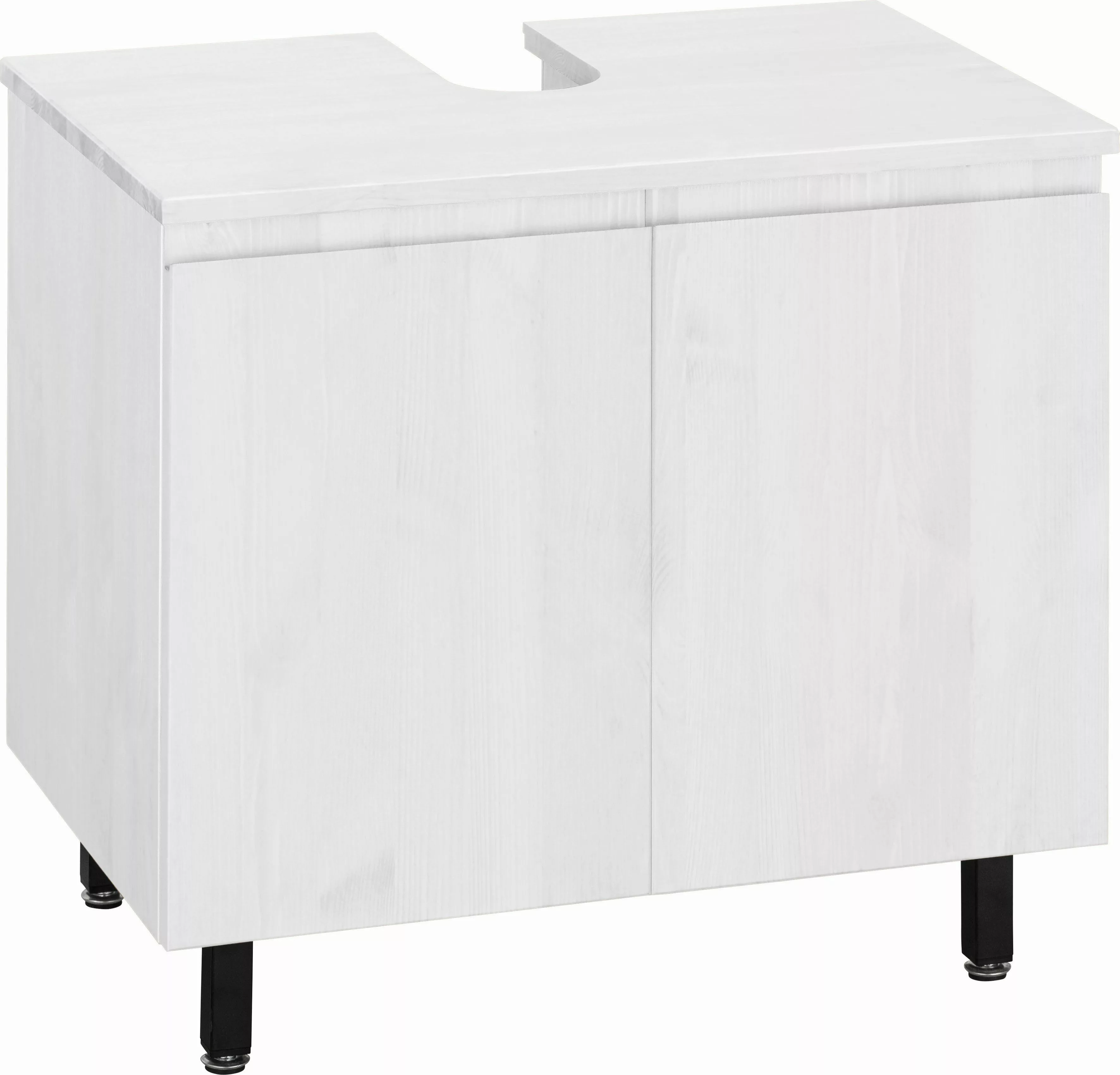 OTTO products Waschbeckenunterschrank »Fjonn«, Kiefer, Breite 60 cm, Massiv günstig online kaufen