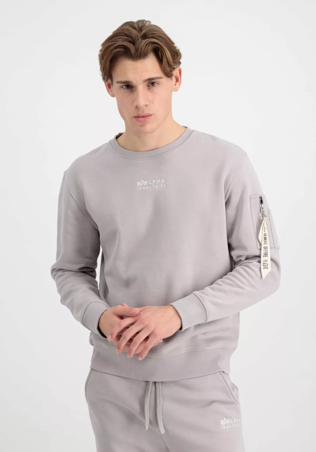 Alpha Industries Sweater "ALPHA INDUSTRIES Men - Sweatshirts Organics EMB S günstig online kaufen