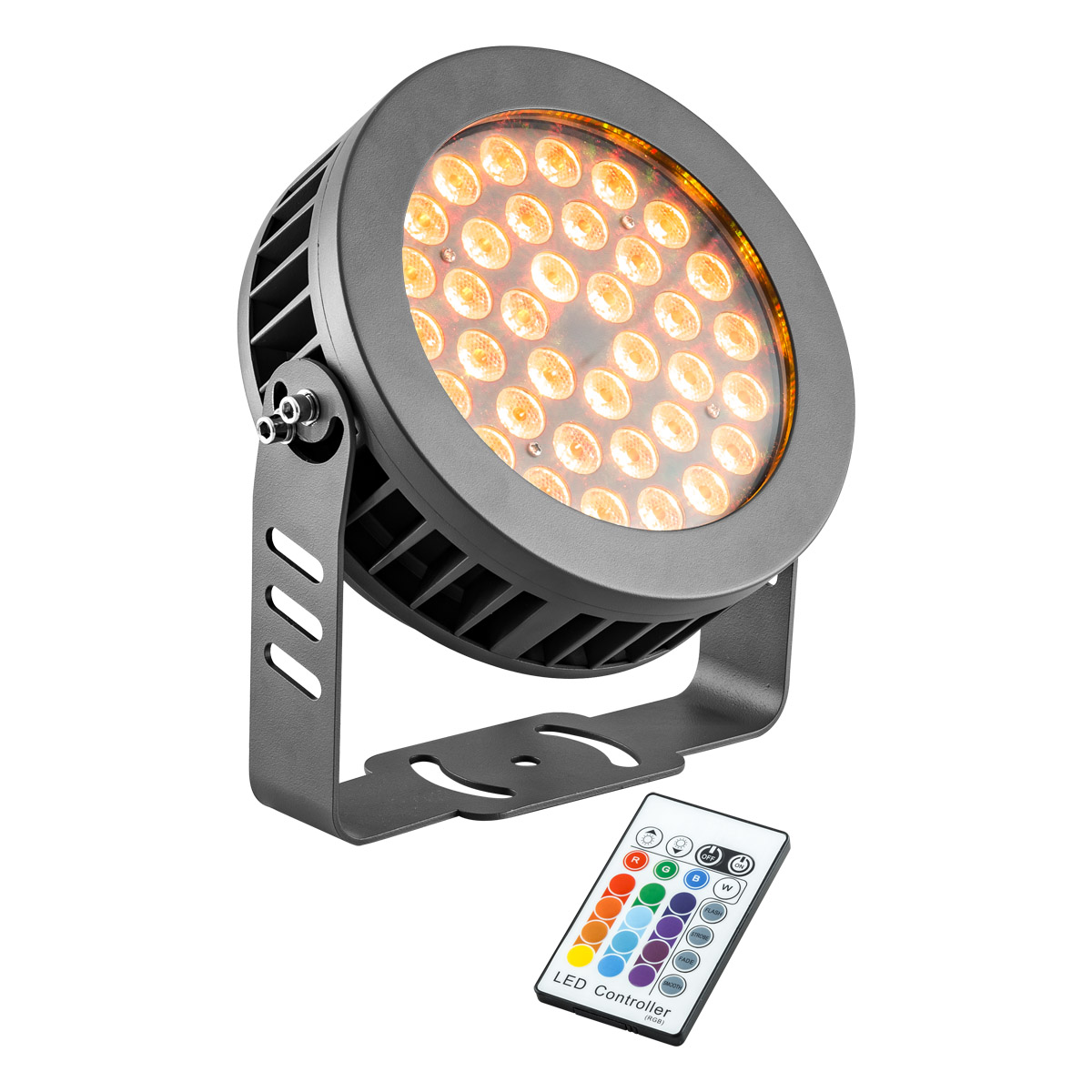 EVN Lichttechnik LED-Fluter RGB 0,5 Zuleit. anthr. LF65361599 günstig online kaufen