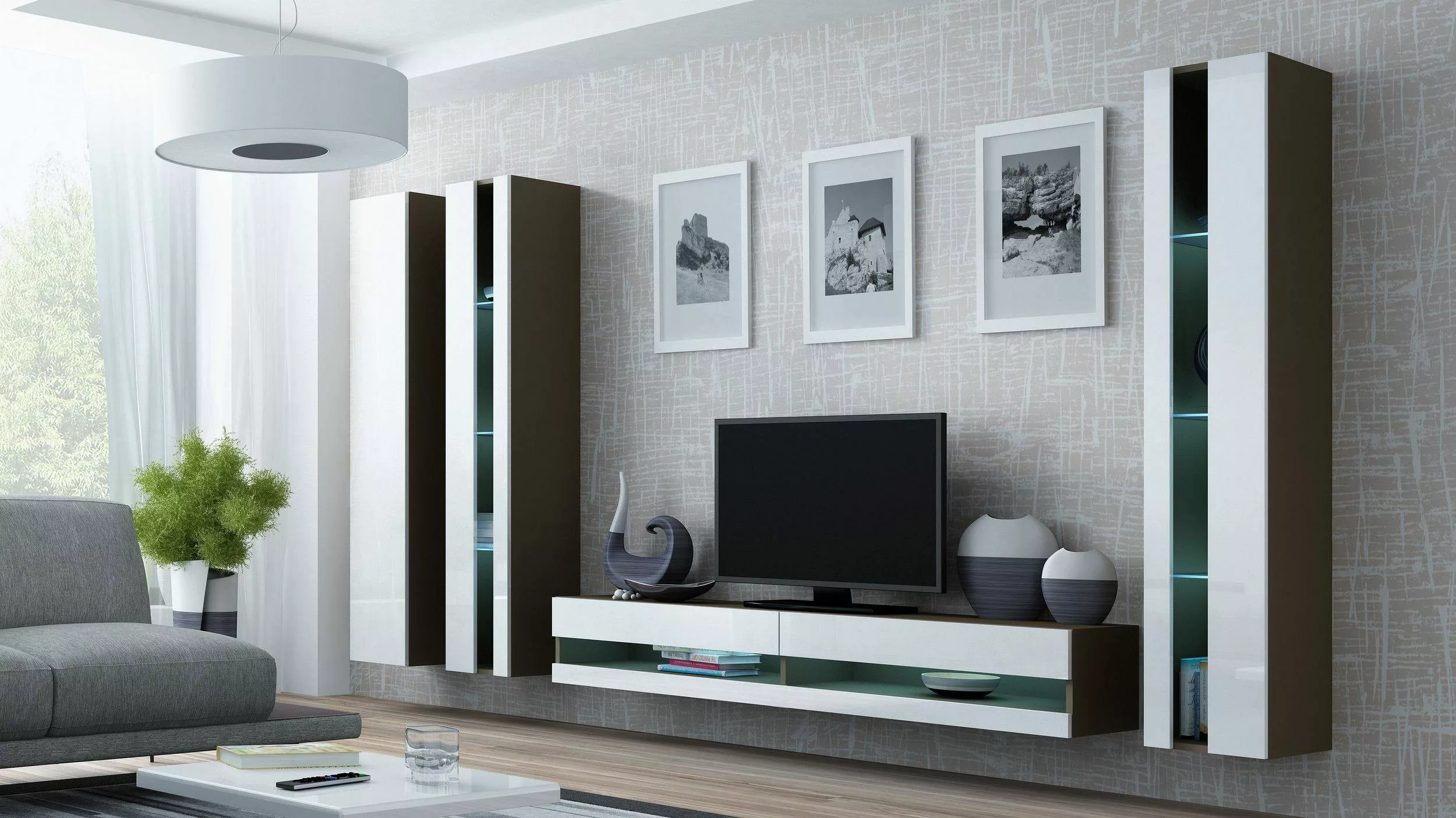 99rooms Wohnwand Vago New VI Wohnwand, günstig online kaufen
