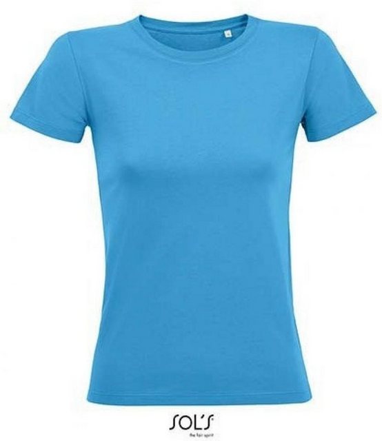 SOLS Rundhalsshirt Damen Round Neck Fitted T-Shirt Regent günstig online kaufen