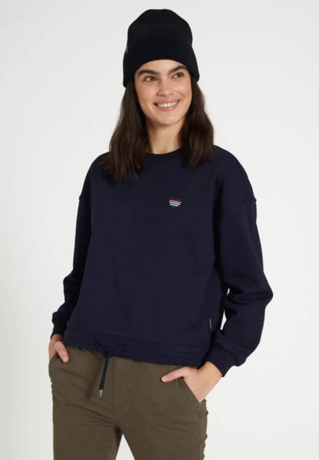 Frauen Sweatshirt Aus Weicher Baumwolle (Bio) | Sweatshirt Gazania günstig online kaufen