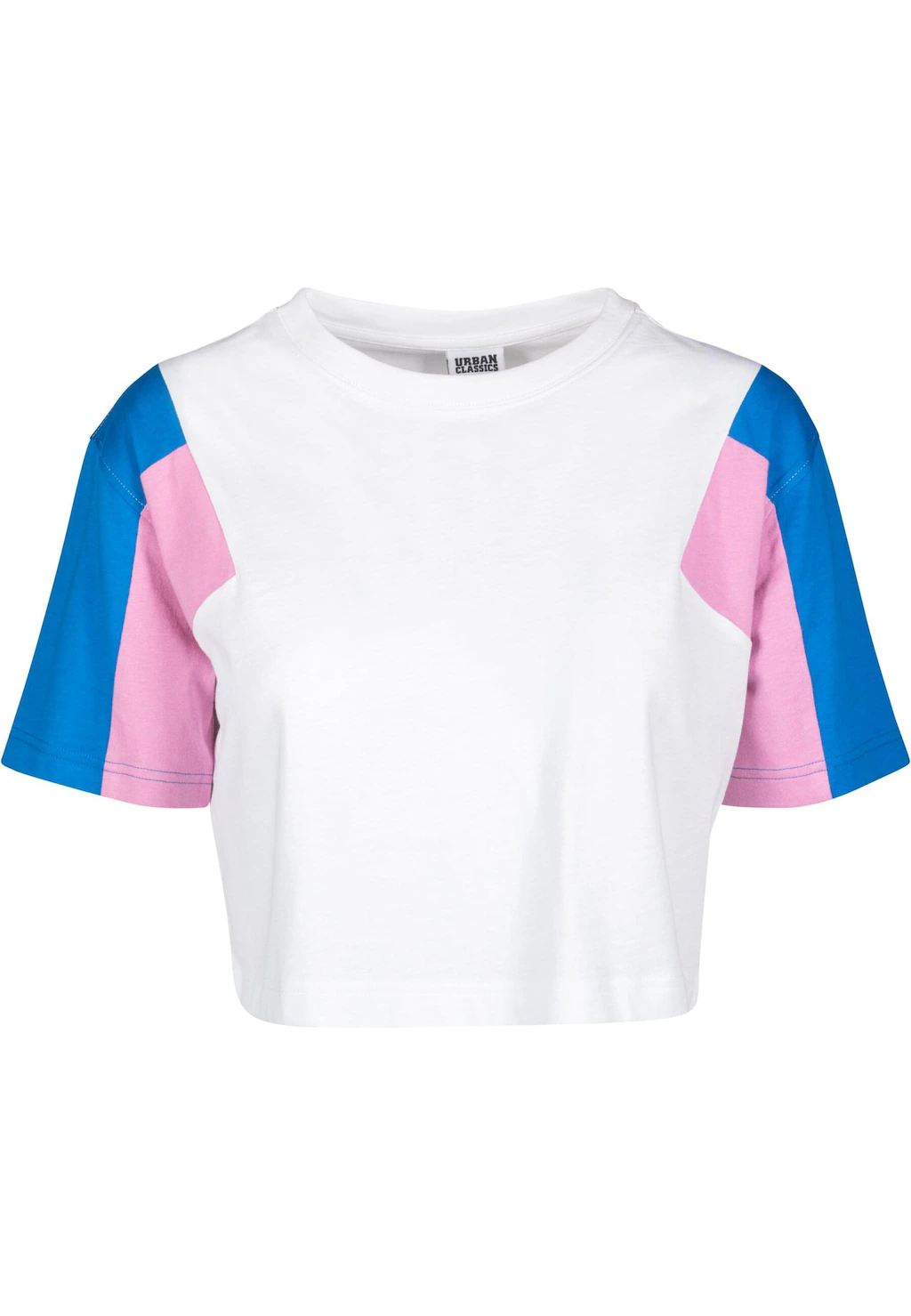 URBAN CLASSICS T-Shirt "Urban Classics Damen Ladies 3-Tone Short Oversize T günstig online kaufen