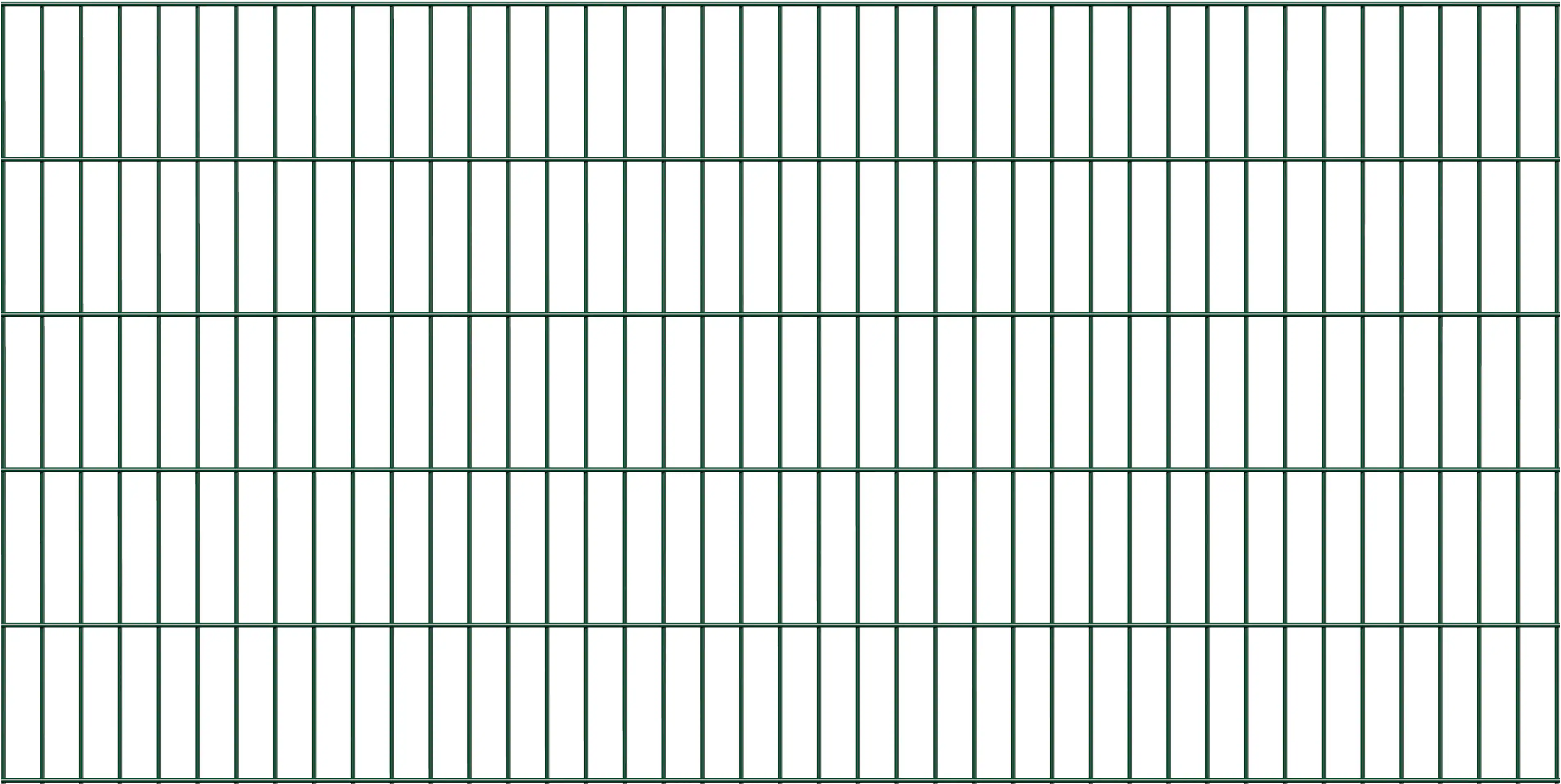 Alberts Doppelstabmattenzaun "Doppelstab-Gittermatte 6/5/6", LxH: 200x100 c günstig online kaufen