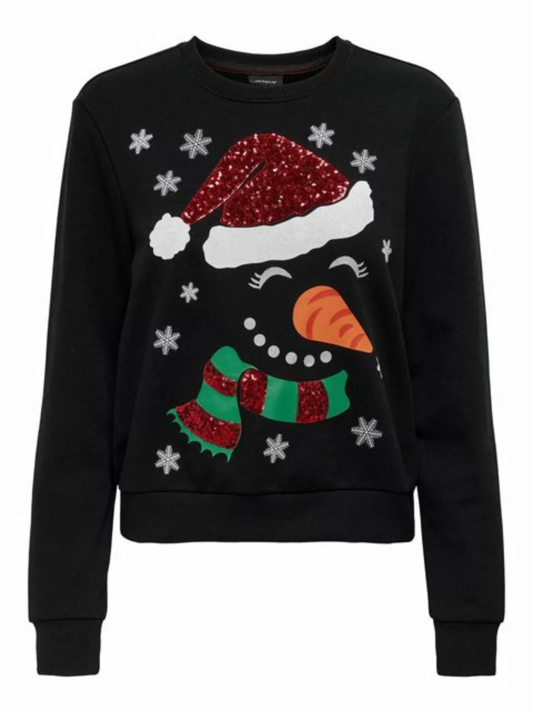 ONLY Weihnachtssweatshirt ONLYDA XMAS L/S O-NECK BOX SWT mit verschiedenen günstig online kaufen