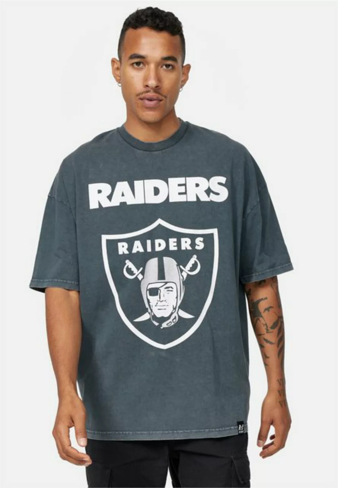 Recovered T-Shirt "NFL Raiders Shield", im zeitlosen Design günstig online kaufen