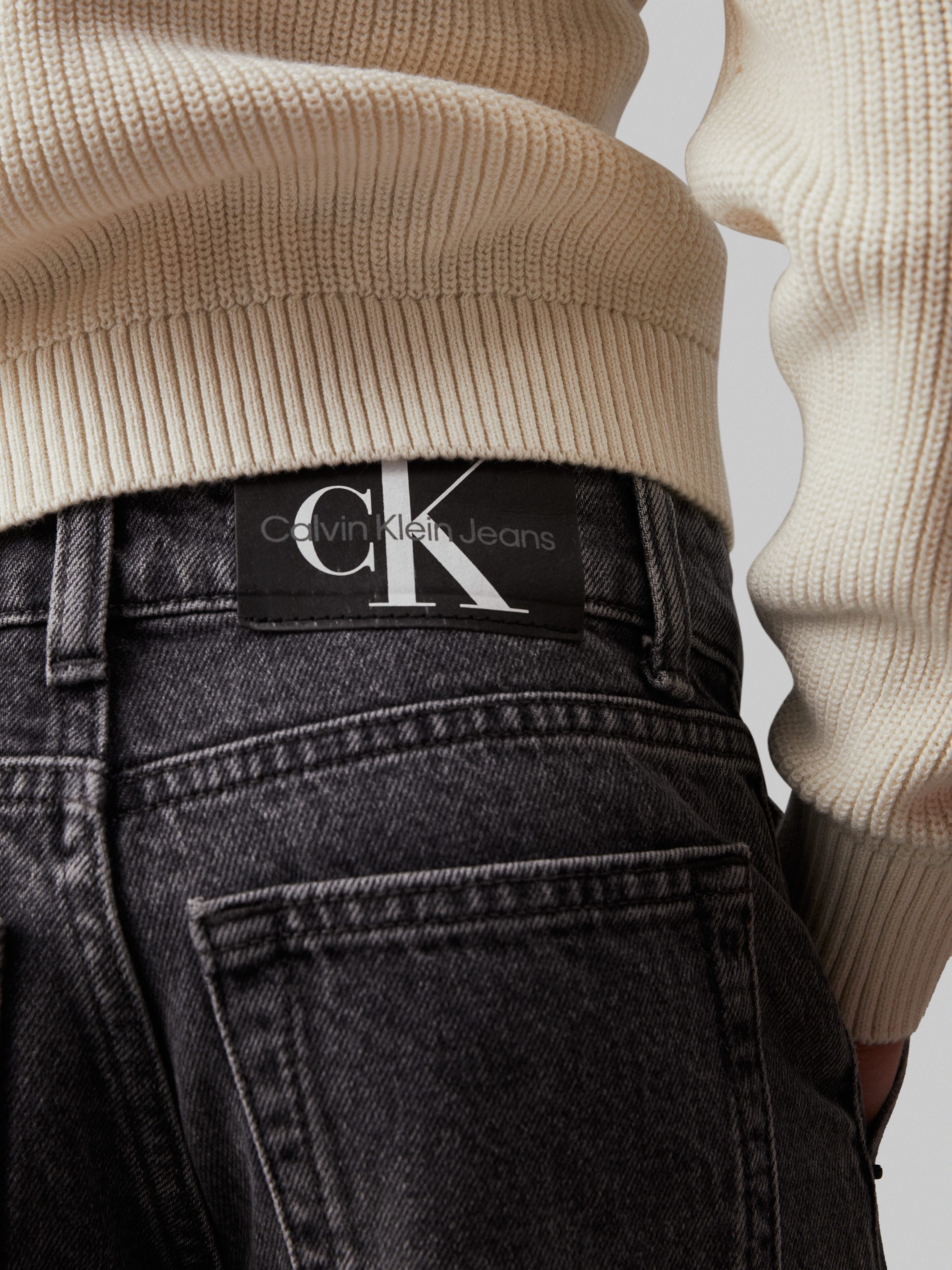 Calvin Klein Jeans Straight-Jeans AUTHENTIC GREY günstig online kaufen