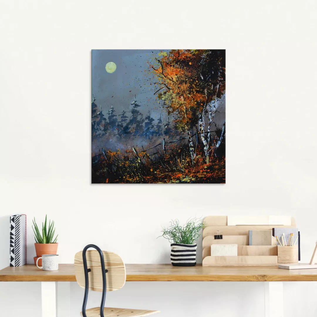 Artland Glasbild »Im Wald«, Wald, (1 St.) günstig online kaufen