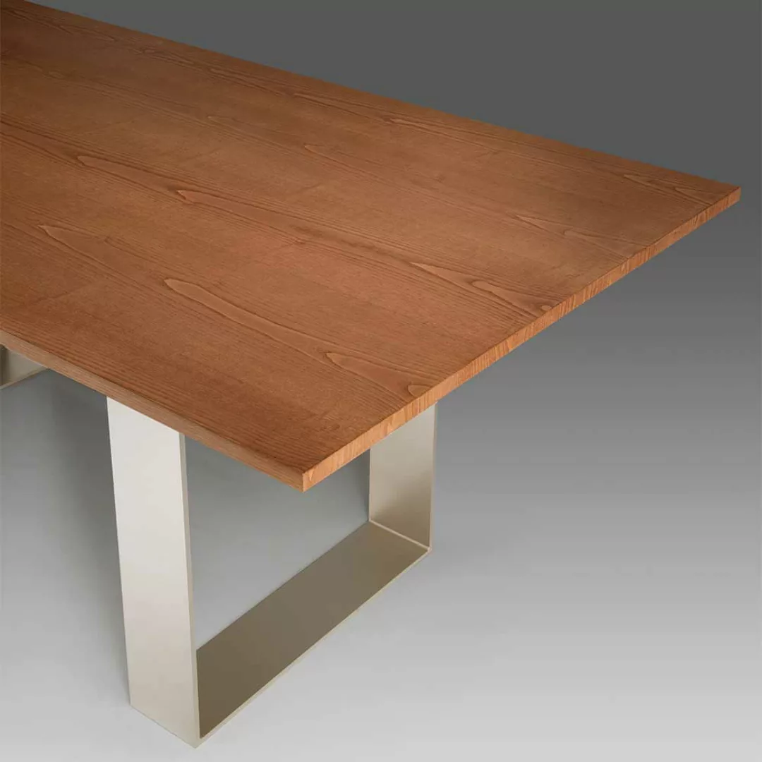 Tisch Esszimmer in modernem Design Bügelgestell günstig online kaufen