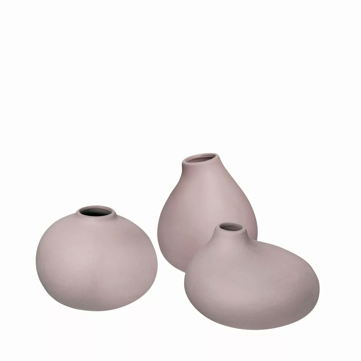 BLOMUS Dekovase "NONA, aus Porzellan, unglasiert", (Set, 3 St.), Vase in 3 günstig online kaufen