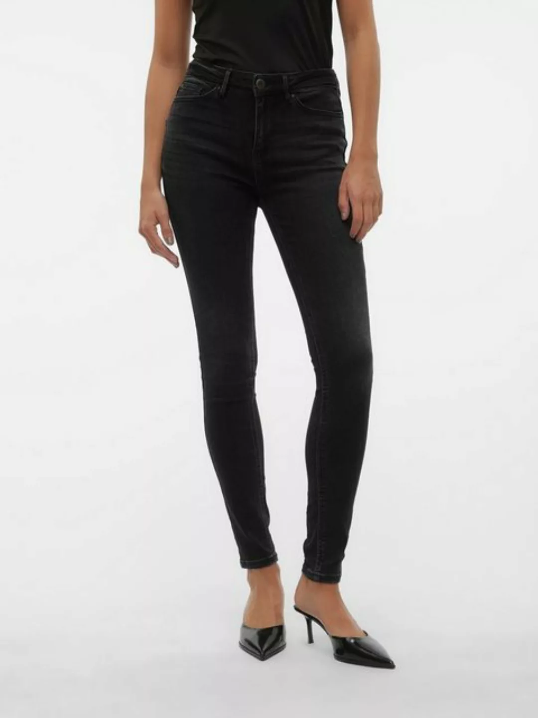 Vero Moda 7/8-Jeans Flash (1-tlg) Plain/ohne Details günstig online kaufen