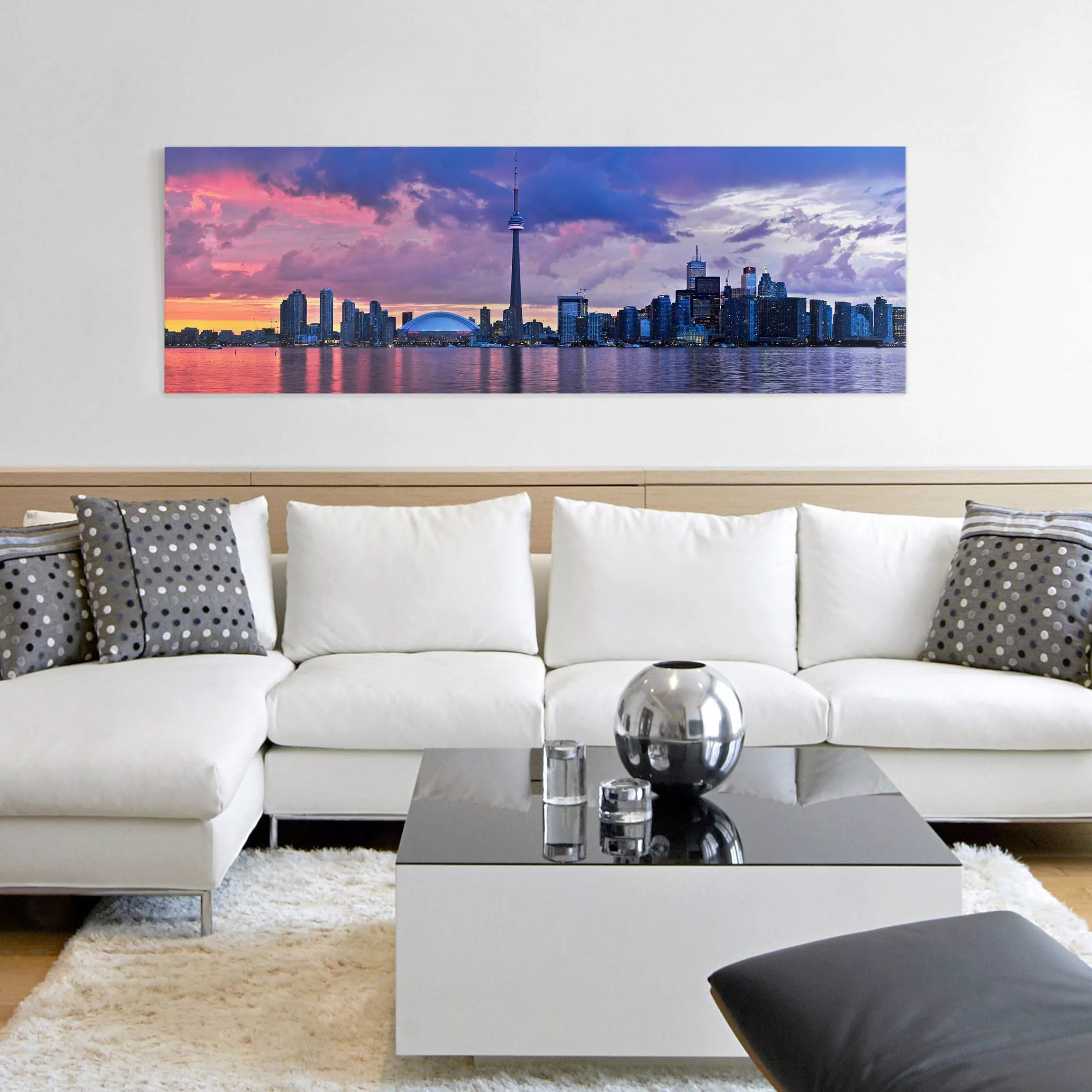 Leinwandbild Architektur & Skyline - Panorama Fascinating Toronto günstig online kaufen