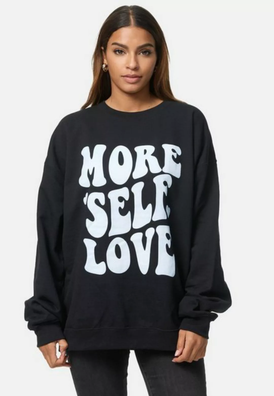 Worldclassca Longsweatshirt Worldclassca Oversized Sweatshirt Love Print La günstig online kaufen