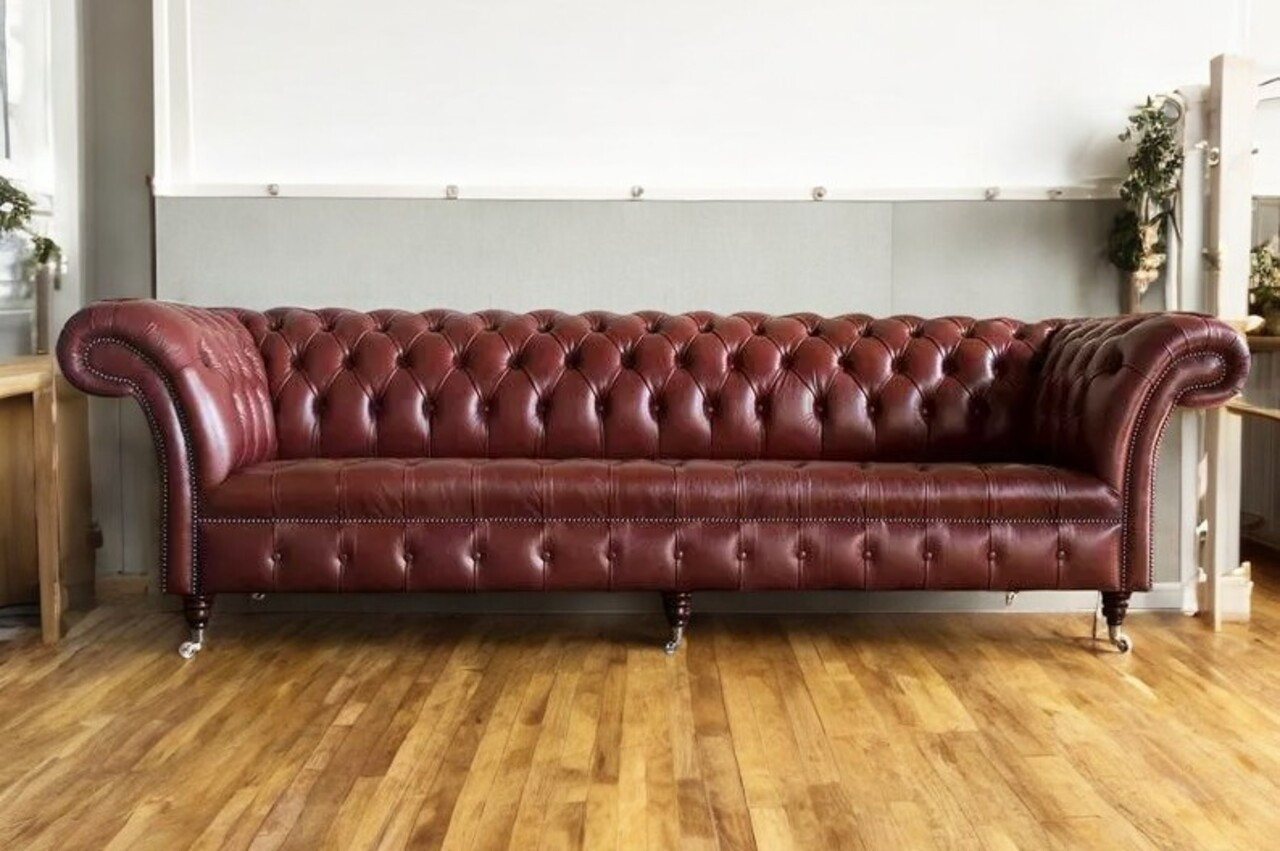 JVmoebel Chesterfield-Sofa XXL Chesterfield Polster Sofas Design Luxus 4 Si günstig online kaufen