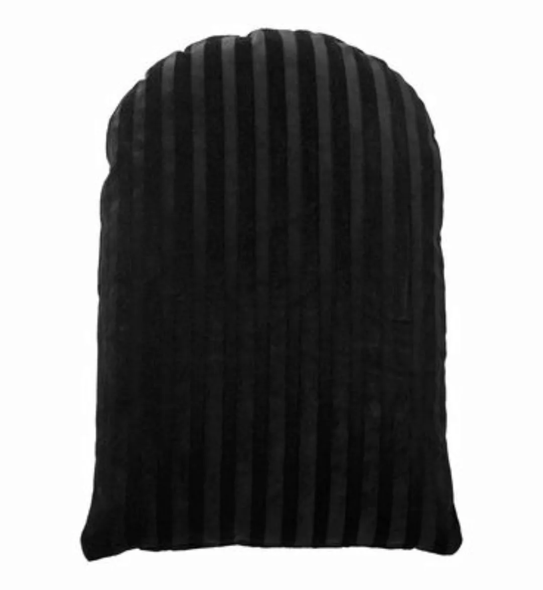 Kissen Arcus textil schwarz / 60 x 40 cm - Velours - AYTM - Schwarz günstig online kaufen
