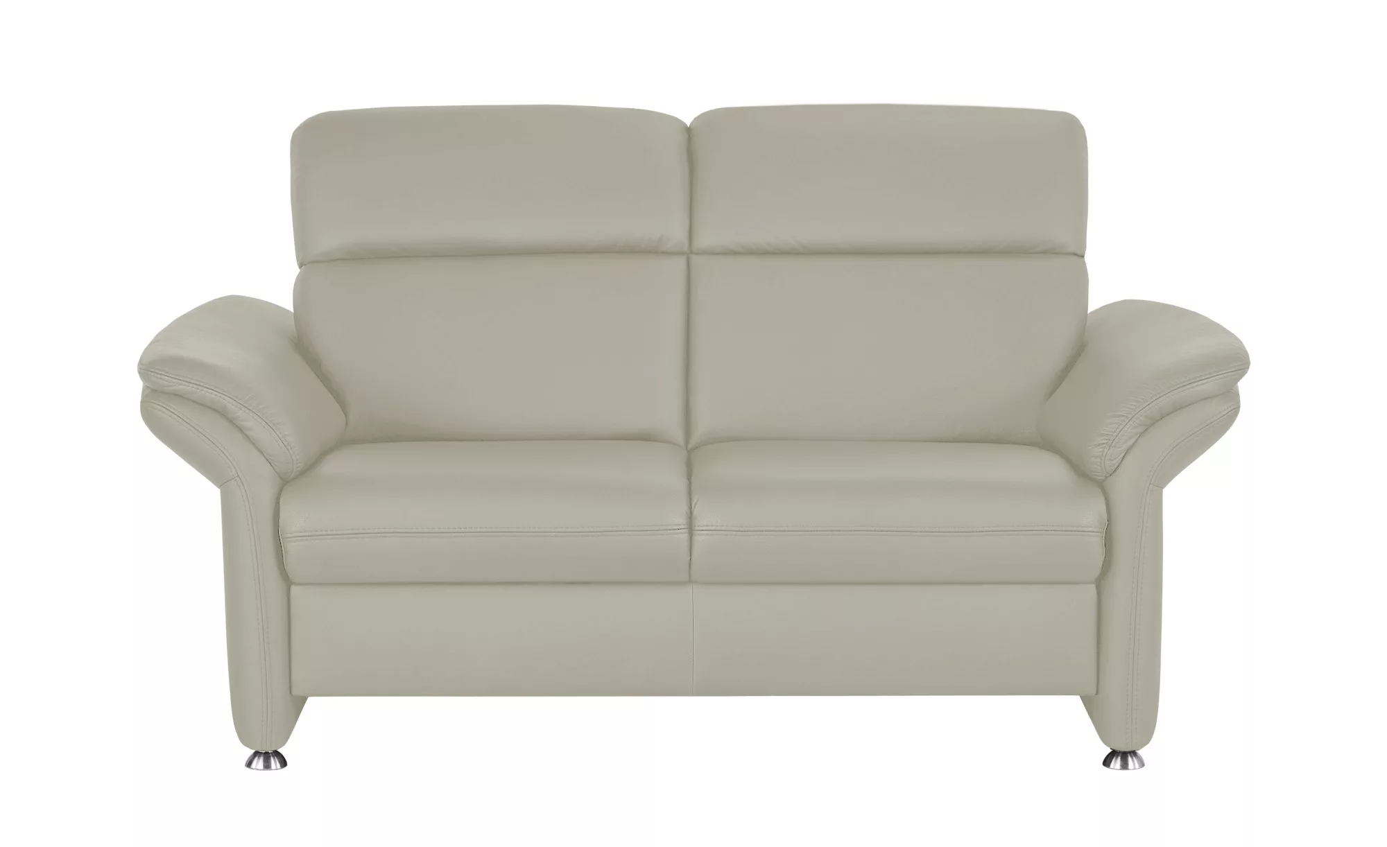 meinSofa Ledersofa - grau - 170 cm - 94 cm - 92 cm - Polstermöbel > Sofas > günstig online kaufen