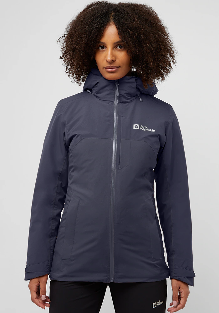 Jack Wolfskin 3-in-1-Funktionsjacke "HUNBERG 3IN1 JKT W", mit Kapuze günstig online kaufen