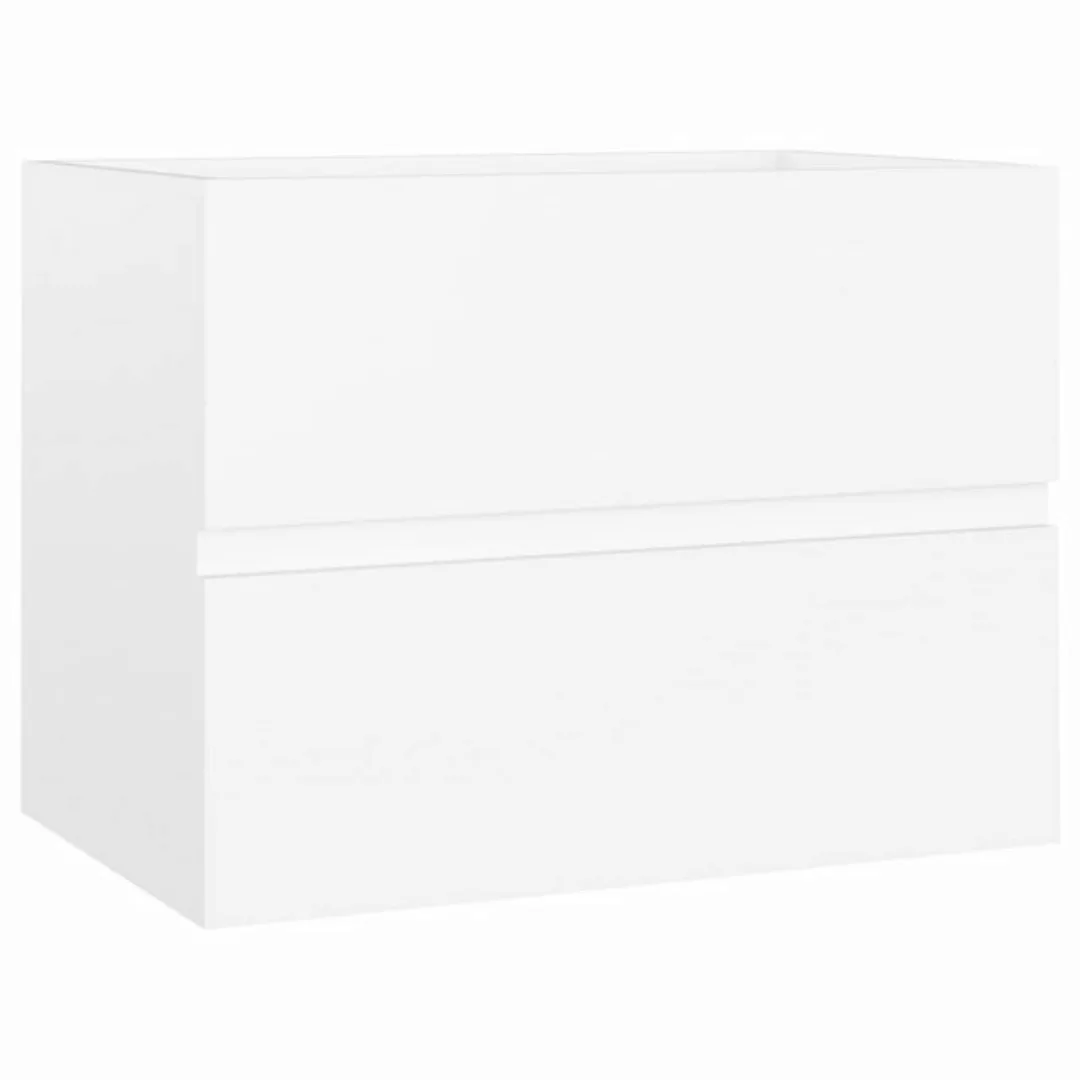 Waschbeckenunterschrank Weiß 60x38,5x45 Cm Spanplatte günstig online kaufen