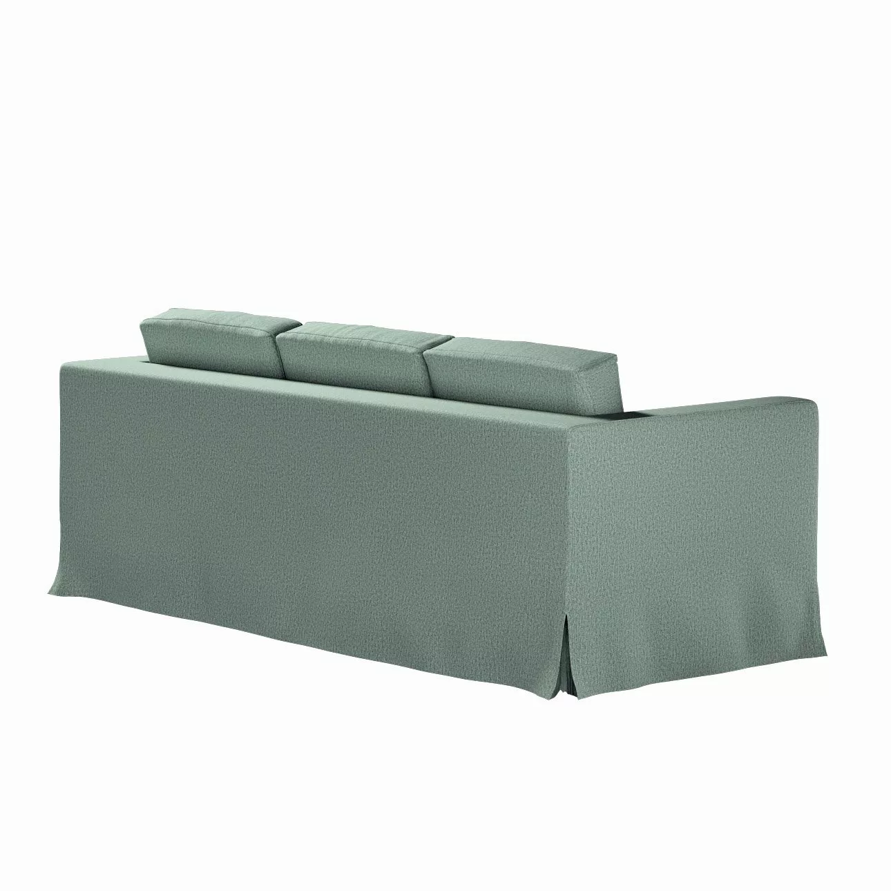 Bezug für Karlanda 3-Sitzer Sofa nicht ausklappbar, lang, eukalyptusgrün, B günstig online kaufen