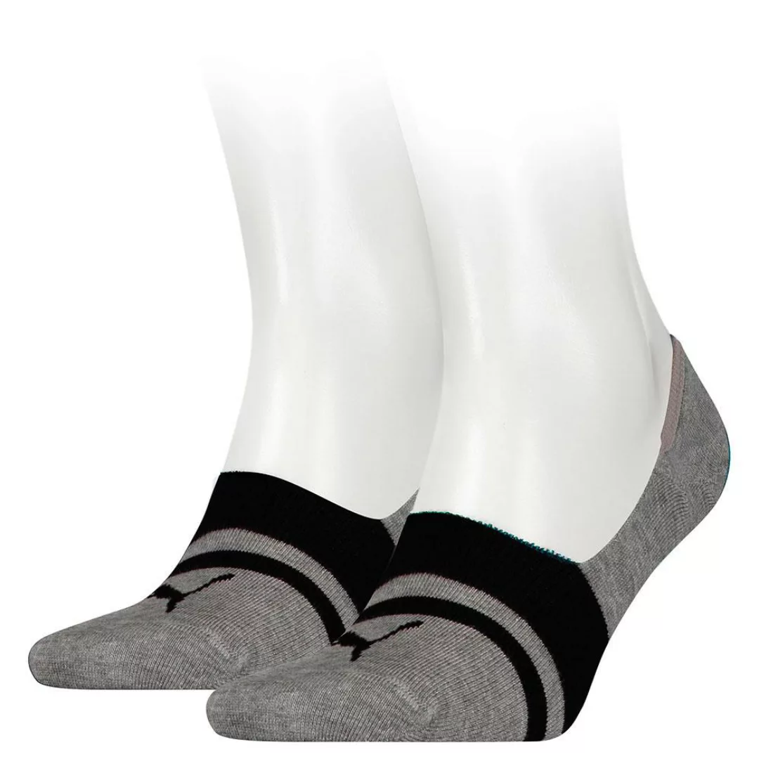 Puma Heritage Footie Socken 2 Paare EU 43-46 Grey günstig online kaufen