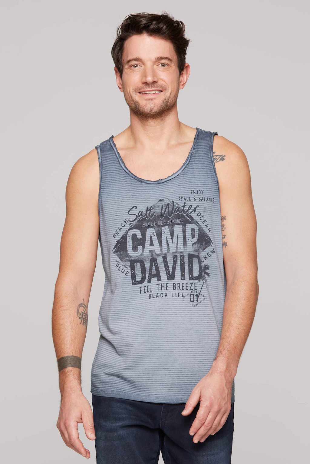 CAMP DAVID Tanktop, mit Oil-Dyed-Färbung günstig online kaufen