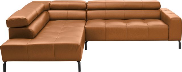 Places of Style Ecksofa Cleveland, L-Form, incl. Kopfteilverstellung, Breit günstig online kaufen