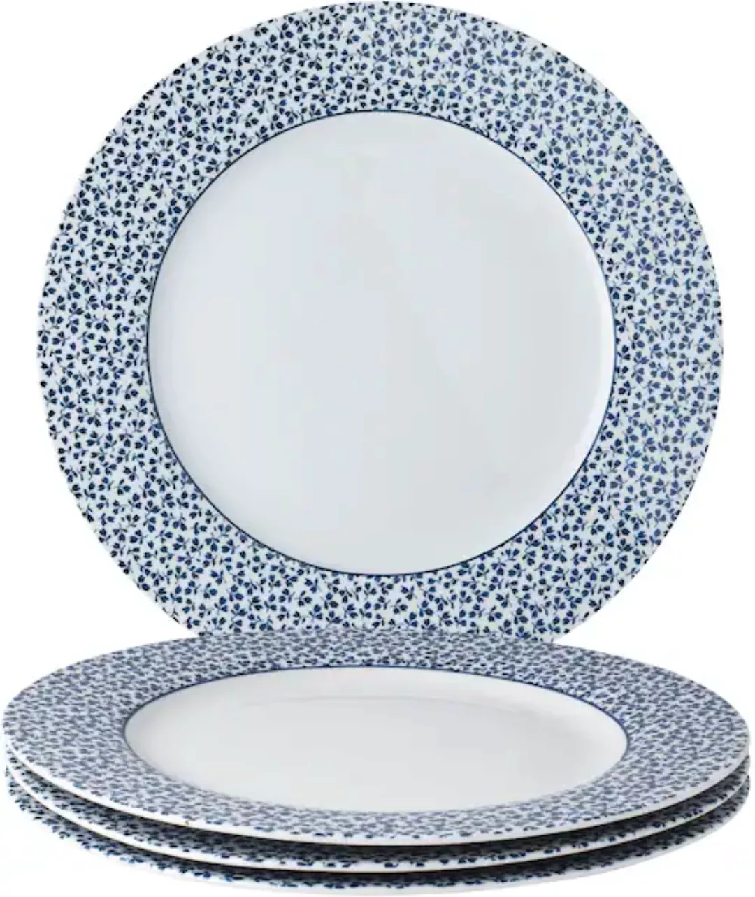 LAURA ASHLEY BLUEPRINT COLLECTABLES Speiseteller »Floris«, (Set, 4 St., 4 T günstig online kaufen