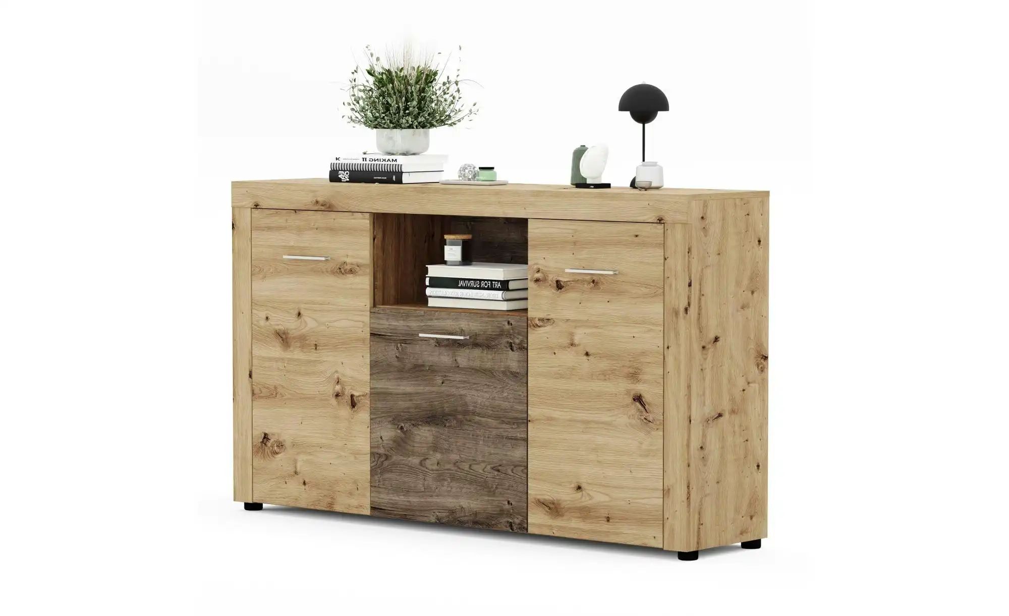 Sideboard ¦ holzfarben ¦ Maße (cm): B: 152 H: 89 T: 34 Kommoden & Sideboard günstig online kaufen