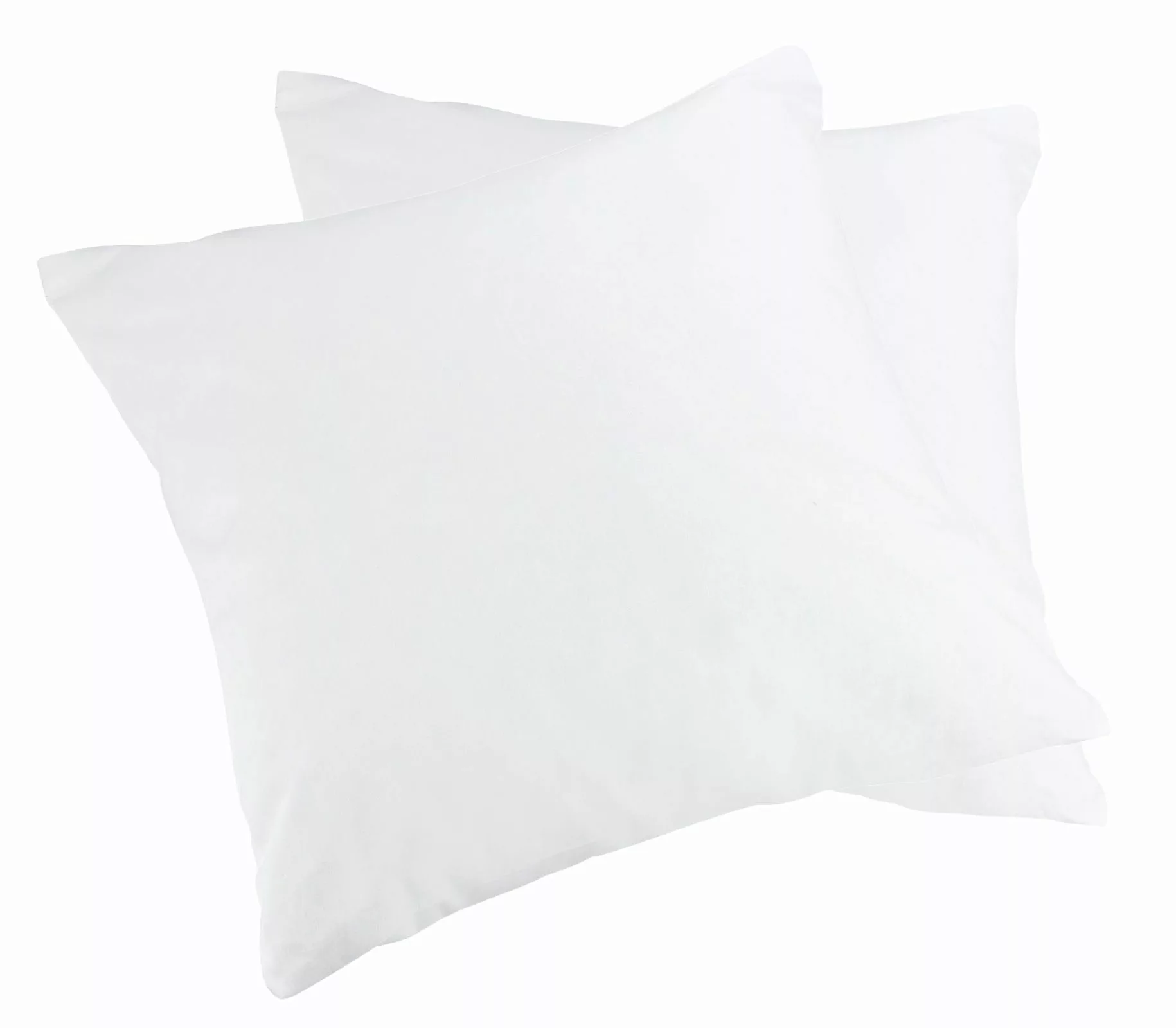 2er Pack MOON-Luxury Linon Kissenbezug 100% Baumwolle-weiß-40x80 günstig online kaufen