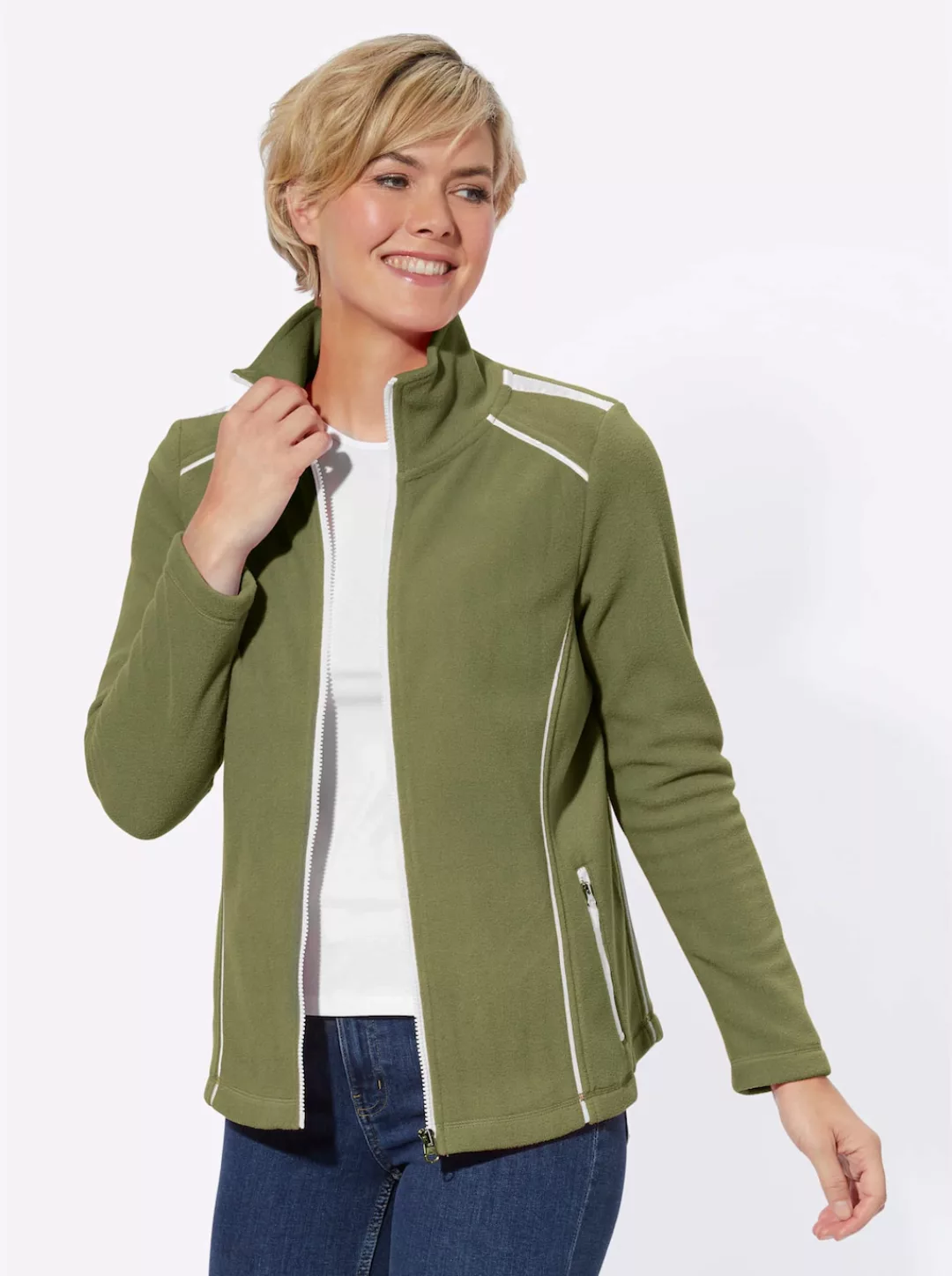 Casual Looks Fleecejacke günstig online kaufen