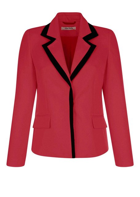 Alba Moda Kurzblazer Blazer mit detaillierten Doppelungen günstig online kaufen