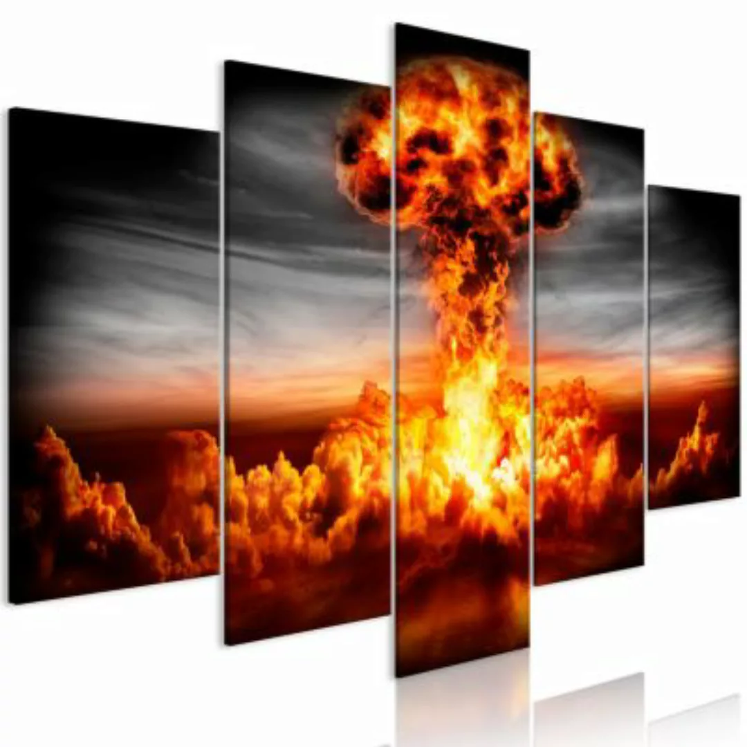 artgeist Wandbild Explosion (5 Parts) Wide mehrfarbig Gr. 200 x 100 günstig online kaufen