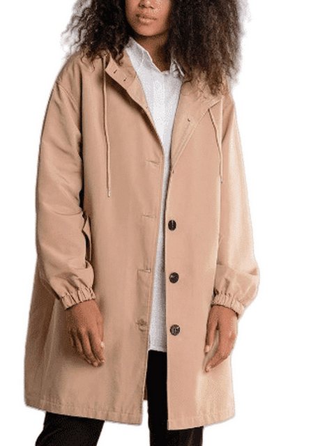 Nebelmeer Funktionsjacke Große Damenbekleidung, mittellanger Trenchcoat mit günstig online kaufen