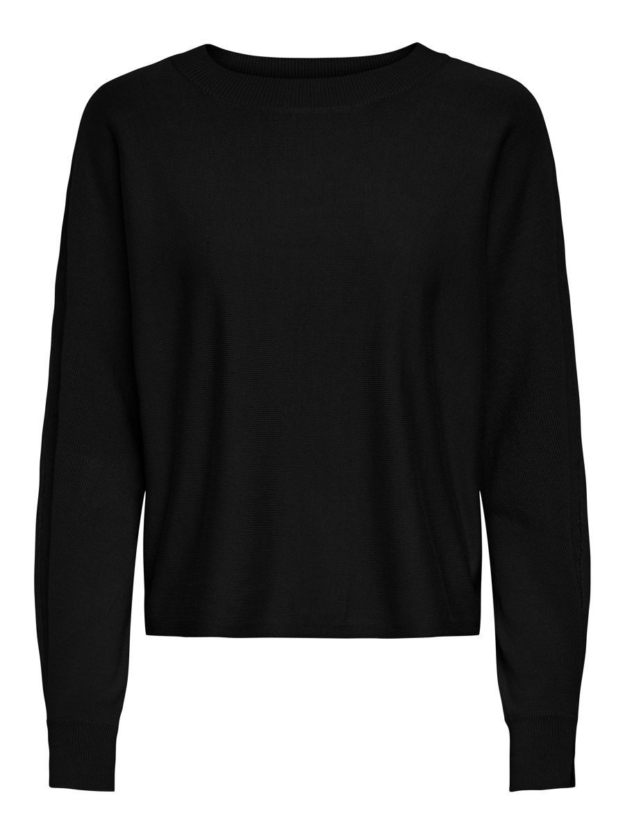 ONLY Fledermausärmel- Strickpullover Damen Schwarz günstig online kaufen