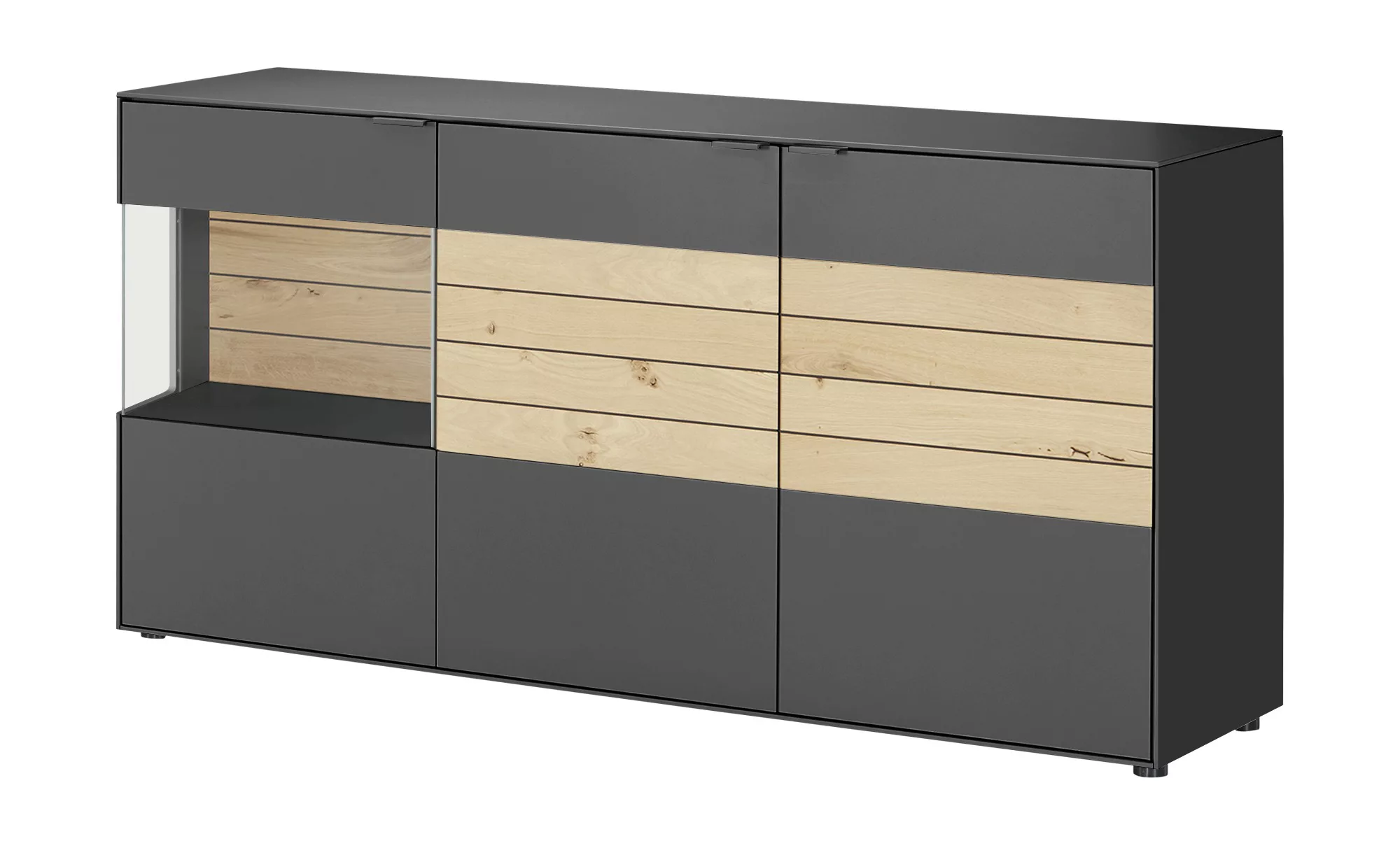 Jette Home Sideboard  Como ¦ grau ¦ Maße (cm): B: 182 H: 88 T: 46.0 Kommode günstig online kaufen