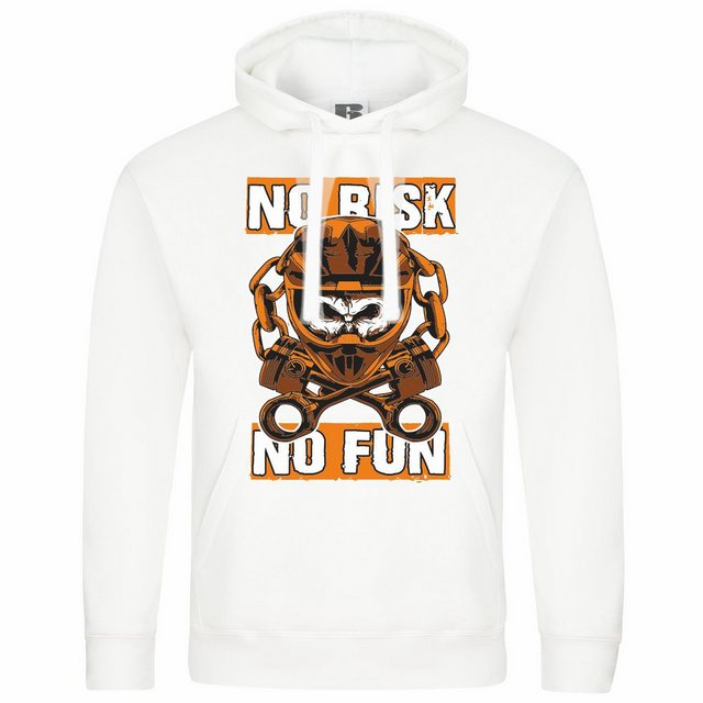 deinshirt Kapuzenpullover Herren Kapuzenpullover No risk no fun Mit Print M günstig online kaufen